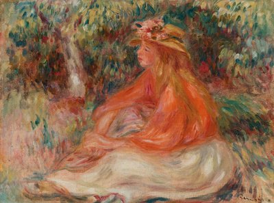 Siedząca kobieta (femme assses) autorstwa Pierre Auguste Renoir