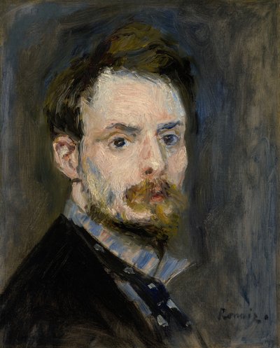 Autoportret, ok.1875 autorstwa Pierre Auguste Renoir