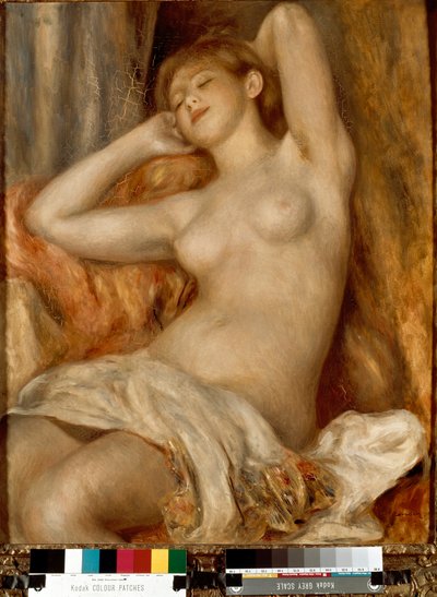 Śpiąca kąpiąca się (Śpiąca dziewczynka) autorstwa Pierre Auguste Renoir
