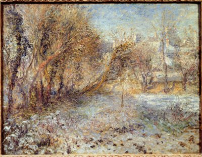 Śnieżny krajobraz autorstwa Pierre Auguste Renoir