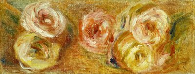 Posypane róże, ok. 1915 autorstwa Pierre Auguste Renoir