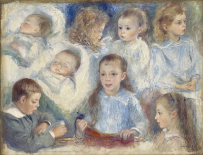 Studia kierowników autorstwa Pierre Auguste Renoir
