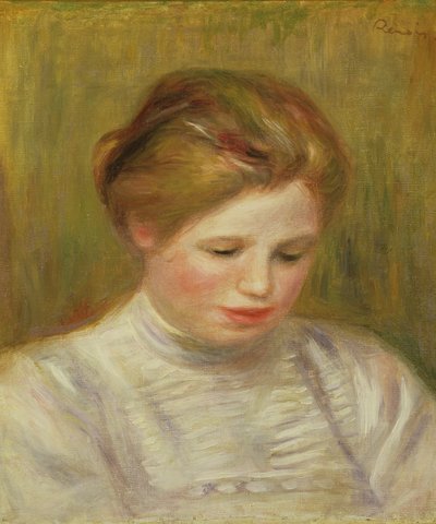 Studium dla „Haftujących” (olej na płótnie) autorstwa Pierre Auguste Renoir