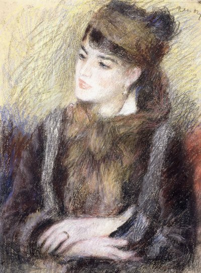 Studium kobiety, autorstwa Pierre Auguste Renoir