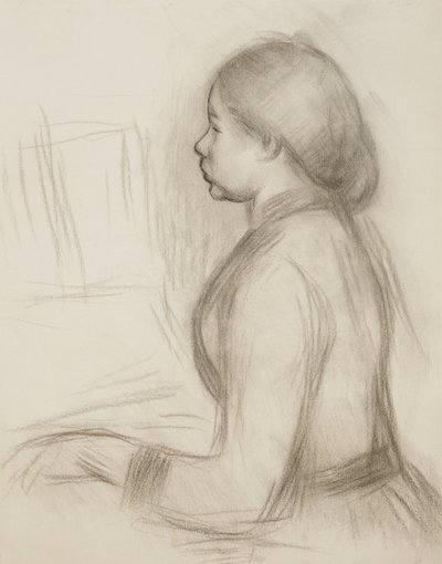 Studium młodej dziewczyny przy fortepianie; Studium dla młodej dziewczyny przy fortepianie, autorstwa Pierre-Auguste Renoir