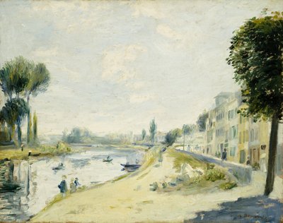 Brzegi Sekwany w Bougival, c.1875 autorstwa Pierre Auguste Renoir