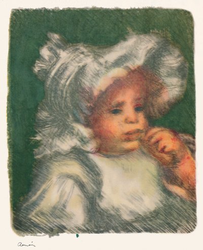 Dziecko z herbatnikiem, ok. 1898-1899, 1946 autorstwa Pierre Auguste Renoir
