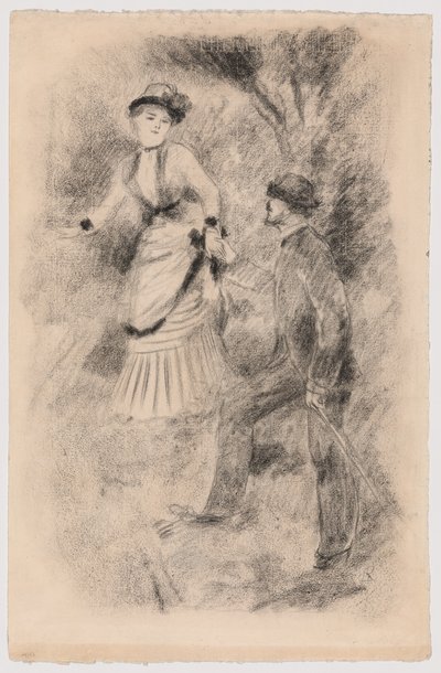 Zejście ze szczytu: Jean Martin podtrzymuje Hélène, córkę bankiera (ilustracja do "L