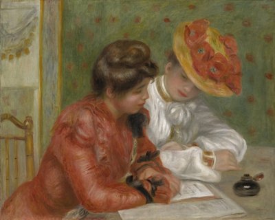 Der Brief, ca. 1895-1900 von Pierre Auguste Renoir