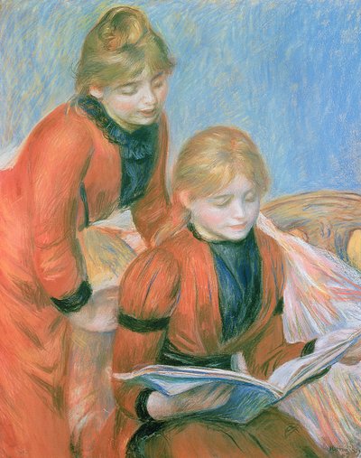 Dwie Siostry (pastel) autorstwa Pierre Auguste Renoir