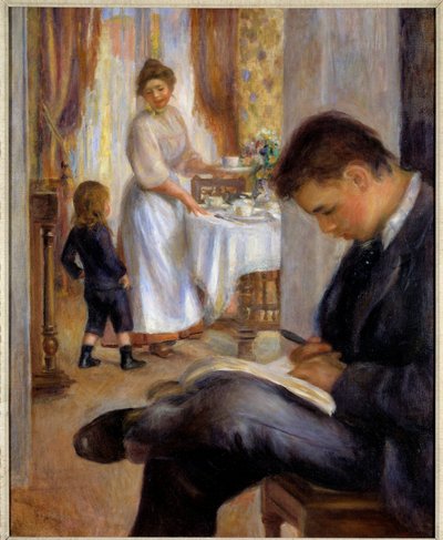 Śniadanie w Berneval Obraz Pierre Auguste Renoir (1841-1919) 1898 Ze zbiorów prywatnych autorstwa Pierre Auguste Renoir