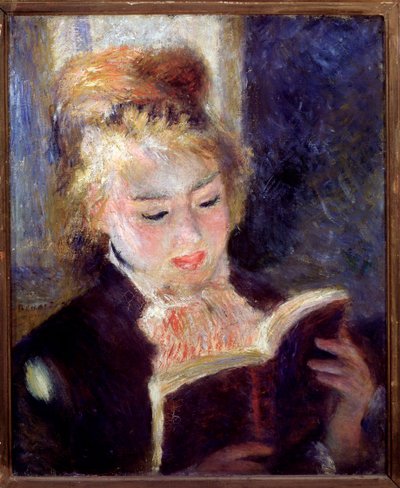 Czytelnik autorstwa Pierre Auguste Renoir