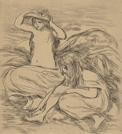 Dwóch kąpiących się Dwóch kąpiących się, 1895. autorstwa Pierre Auguste Renoir
