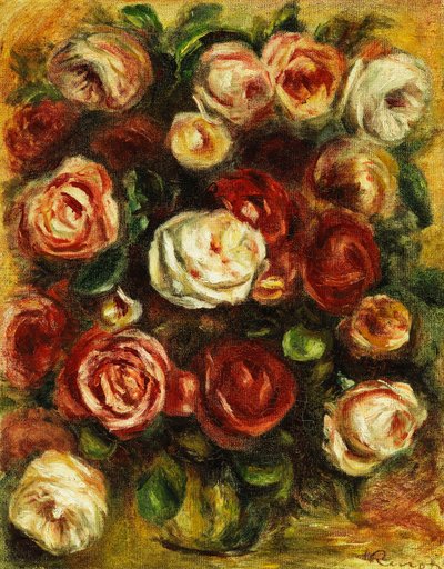 Wazon Róż, autorstwa Pierre Auguste Renoir