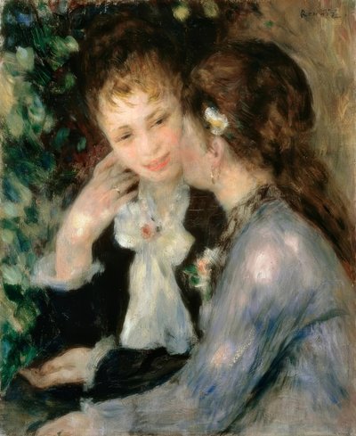 Poufne rozmowy autorstwa Pierre Auguste Renoir