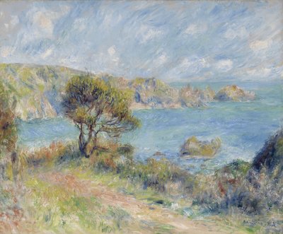 Widok na Guernsey, 1883 autorstwa Pierre Auguste Renoir