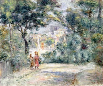 Widok Sacre Coeur, 1905 autorstwa Pierre Auguste Renoir