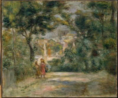 Widok na Sacre-Coeur autorstwa Pierre Auguste Renoir