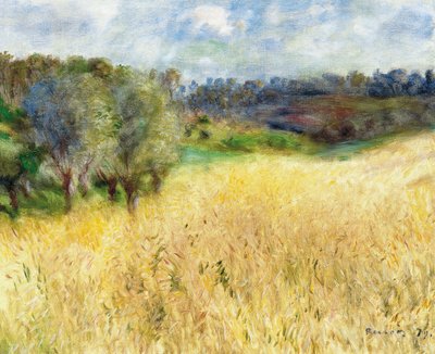 Pole pszenicy, 1879 autorstwa Pierre Auguste Renoir