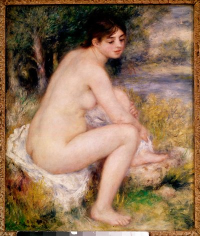 Akt kobiety w pejzażu Malowidło Pierre Auguste Renoir (1841-1919) 1883 Paryż, Musee d