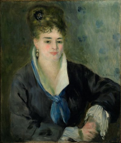 Kobieta w czerni autorstwa Pierre Auguste Renoir