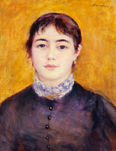 Junge Frau in Blau, 1879 von Pierre Auguste Renoir