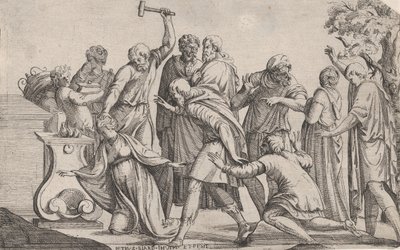 Ofiara Ifigenii, 1607-61. autorstwa Pierre Biard