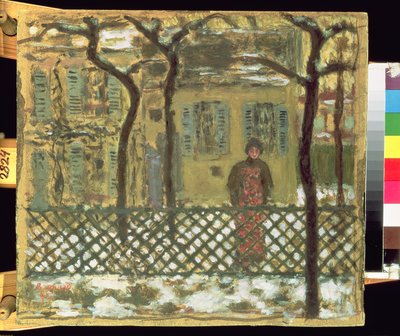 Przy płocie, 1895 autorstwa Pierre Bonnard