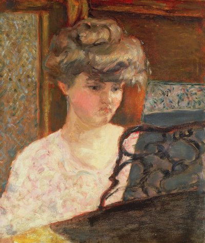 Przy fortepianie, 1902 autorstwa Pierre Bonnard