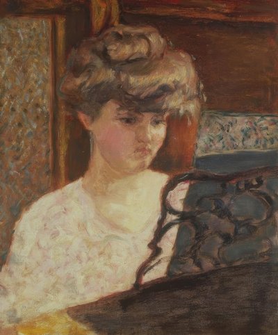 Au Piano (Misja). autorstwa Pierre Bonnard