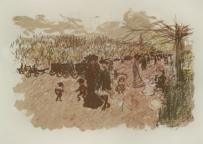 Aleja w Bois de Boulogne, 198999 autorstwa Pierre Bonnard