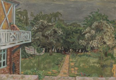 Niebieski balkon autorstwa Pierre Bonnard