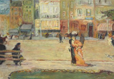 Boulevard de Clichy lub scena uliczna w Paryżu autorstwa Pierre Bonnard