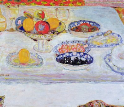 Miska i Talerze Owoców, 1930-32 autorstwa Pierre Bonnard