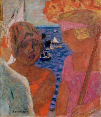 Rozmowa w Arcachon autorstwa Pierre Bonnard
