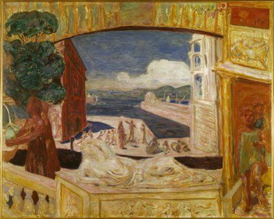 Zabytki lub Morze Śródziemne autorstwa Pierre Bonnard