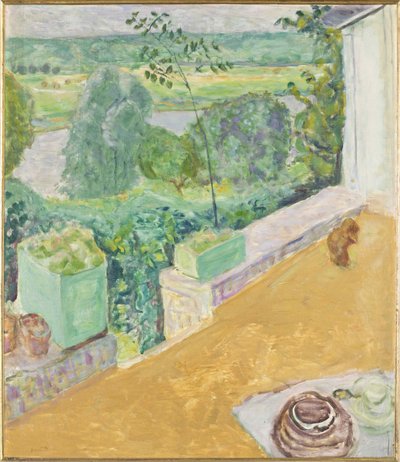 Pies na tarasie Pies na tarasie, 1917. autorstwa Pierre Bonnard