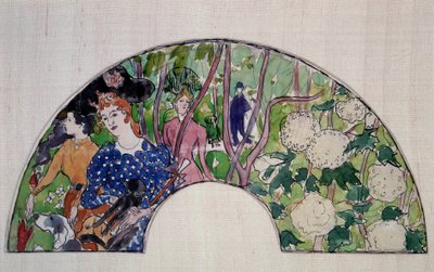 Projekt wentylatora, XX wiek (akwarela) autorstwa Pierre Bonnard