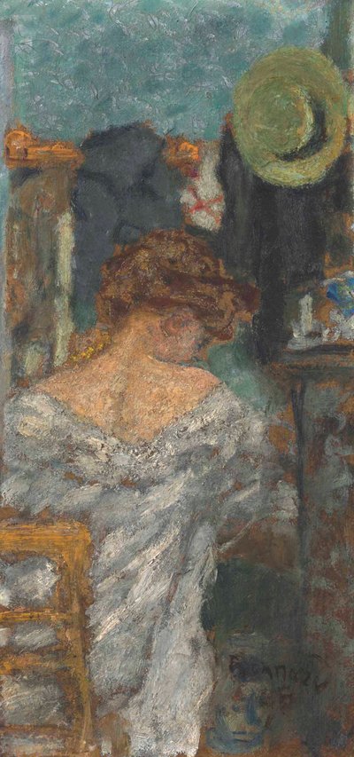Siedząca kobieta, plecy autorstwa Pierre Bonnard