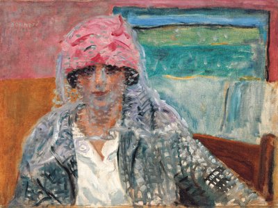 Kobieta z welonem (Mme Lucienne Dupuy de Frenelle), ok. 1917 (olej na płótnie) autorstwa Pierre Bonnard