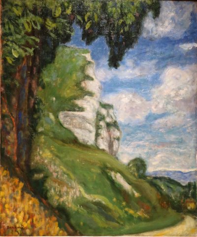 Francuski: Les falaises de Saint-Adrion autorstwa Pierre Bonnard