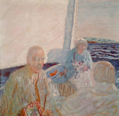 W żaglówce autorstwa Pierre Bonnard