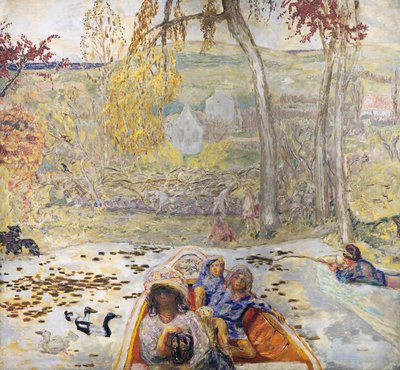 W łódce autorstwa Pierre Bonnard