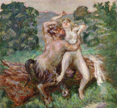 Popołudnie dla faun autorstwa Pierre Bonnard
