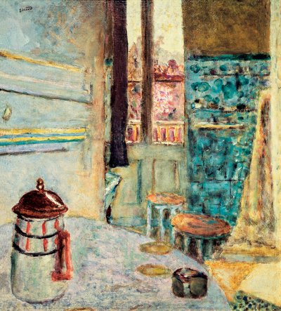 Przy ekspresie do kawy, 1937 autorstwa Pierre Bonnard