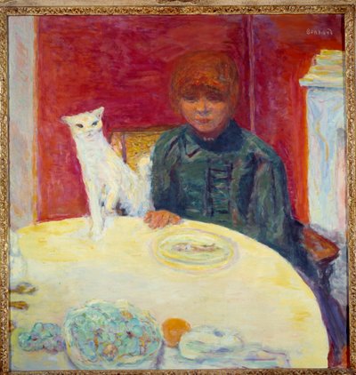 La woman au chat ou le chat wymagająca Obraz Pierre