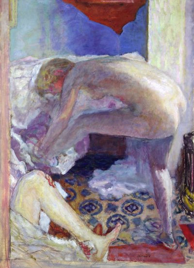 Grande nude polonês azul autorstwa Pierre Bonnard