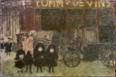 Taksówka lub Handel winem lub Opuszczenie szkoły autorstwa Pierre Bonnard