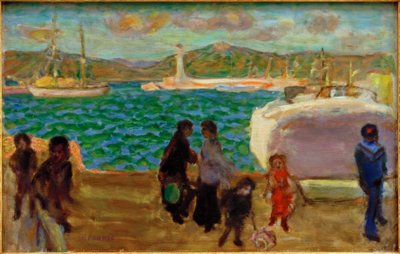 Mglista zatoka (mistralne niebo) autorstwa Pierre Bonnard