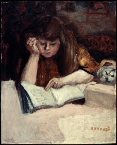 Rozkładana lampka do czytania autorstwa Pierre Bonnard